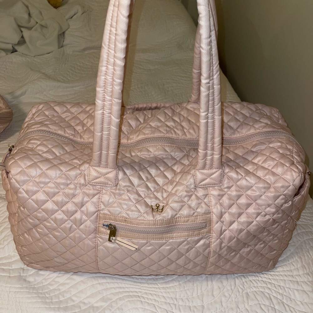 Oliver Thomas Duffle & Makeup Bag - Pink